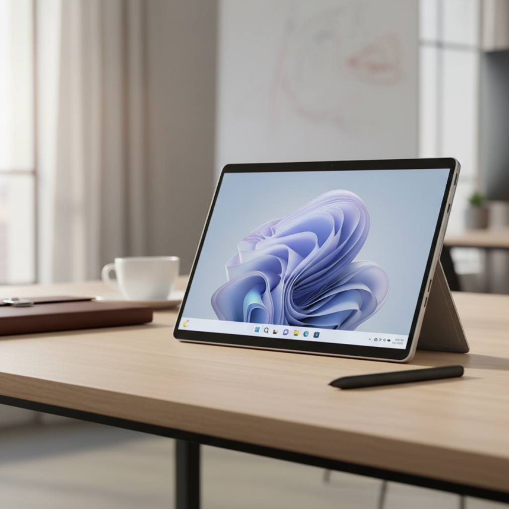 Microsoft Surface Pro 9 for Business in professional setting
